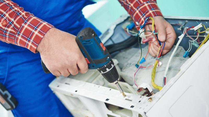 Beşiktaş Protherm Protherm çamaşır makinesi kart tamiri – Su almama arızası orijinal parça ile giderildi. - Teknik servis örneği